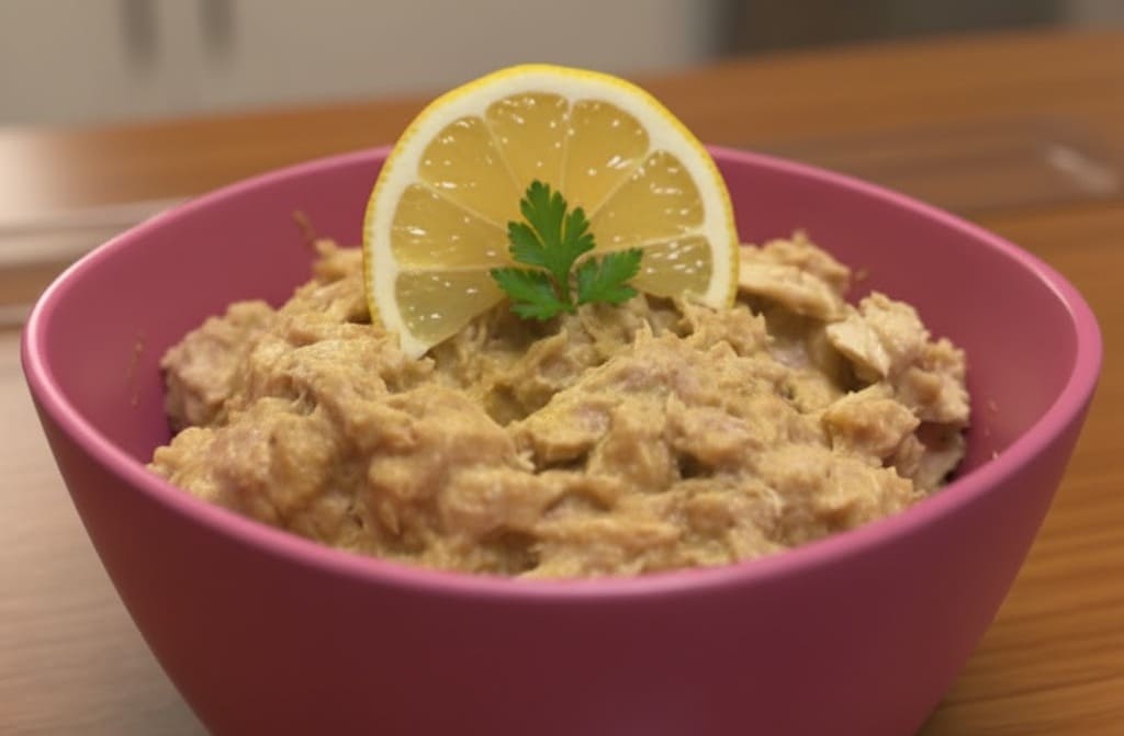 سلطة الباذنجان بالتونة