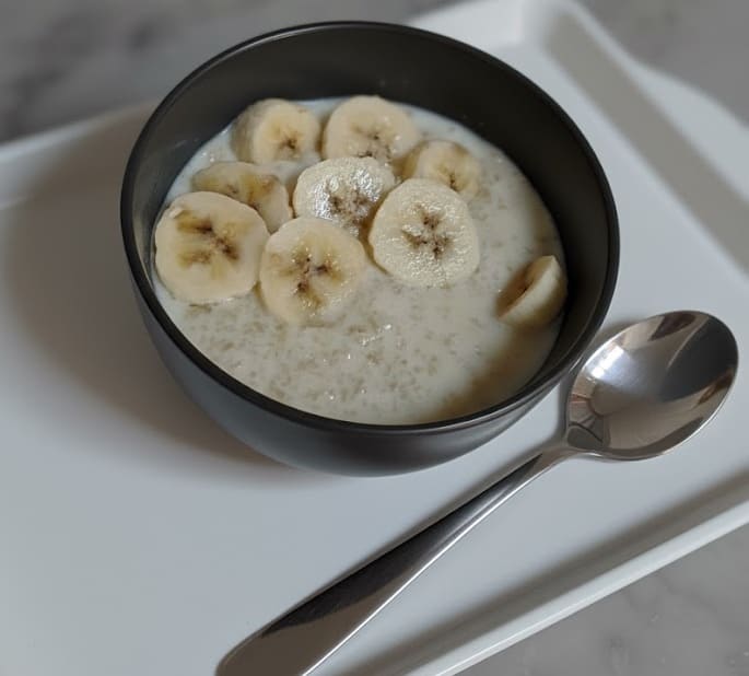 مهلبية الشوفان باللبن