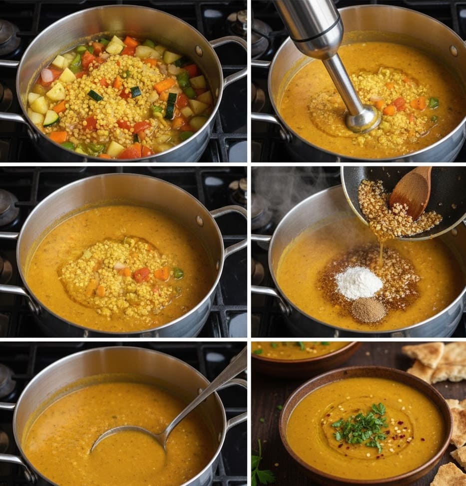 شوربة العدس 