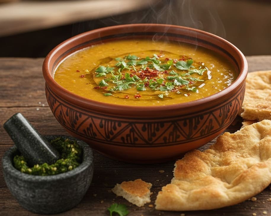 العدس اليمني ( عدس بطريقة بلاد اليمن)