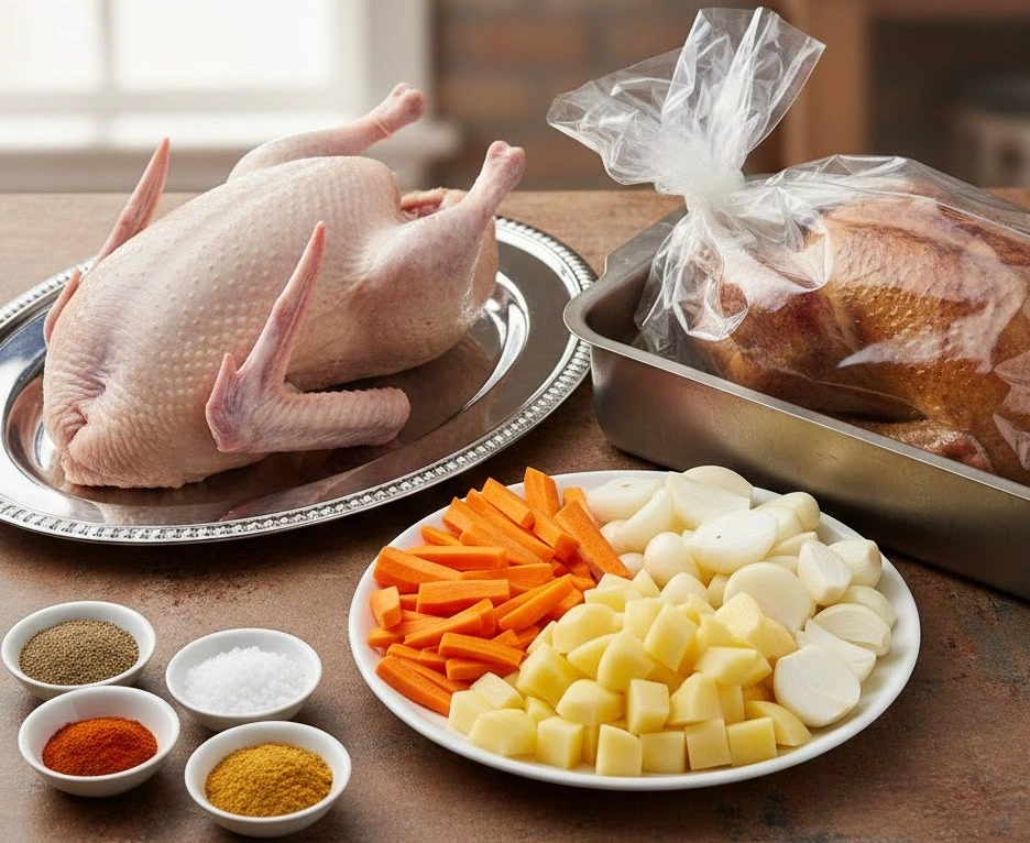 بط فى الكيس الحرارى