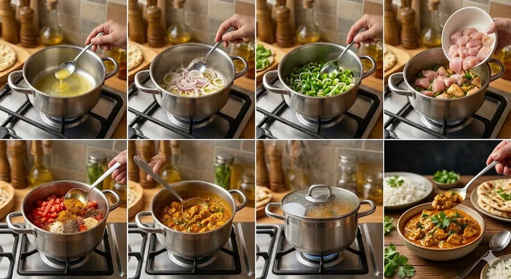  طريقة الدجاج بالخضروات والكاري الأصفر بمكونات سهلة وخطوات سريعة