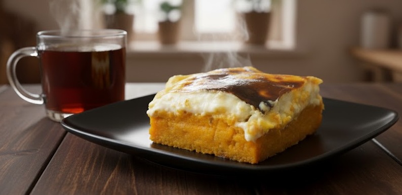 البطاطا الحلوة  بالكريمة 