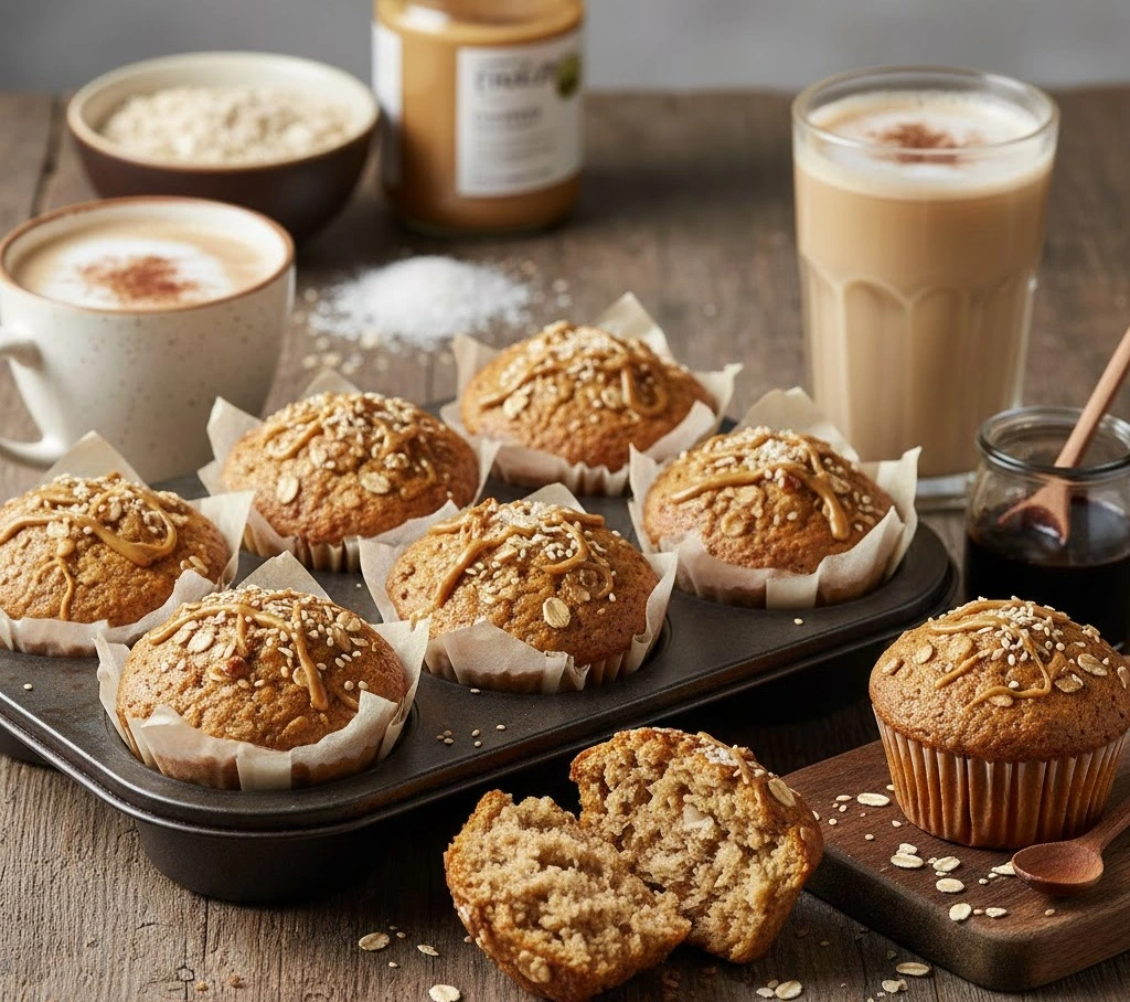 مافن الطاقة الذهبية (من نفس مقادير الكيكة الثلاثية)