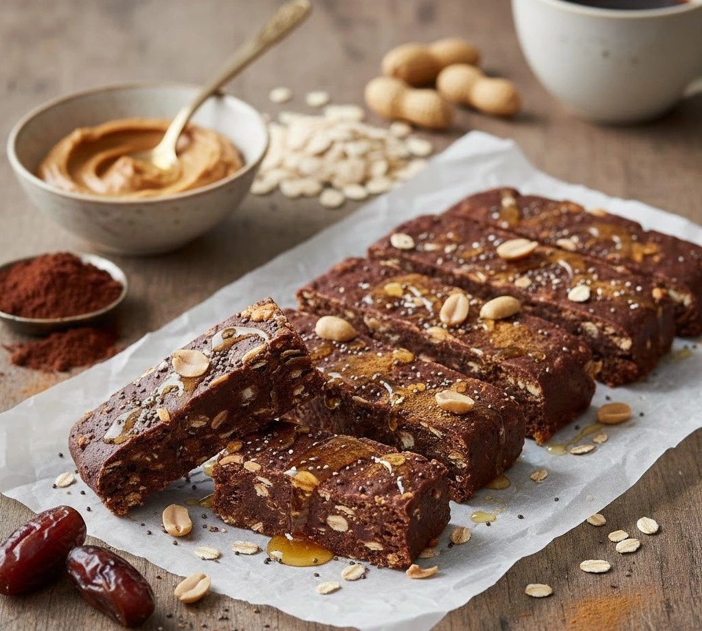 بروتين بار" (Protein Bar)  صحى منزلي ( أصابع الشوفان )