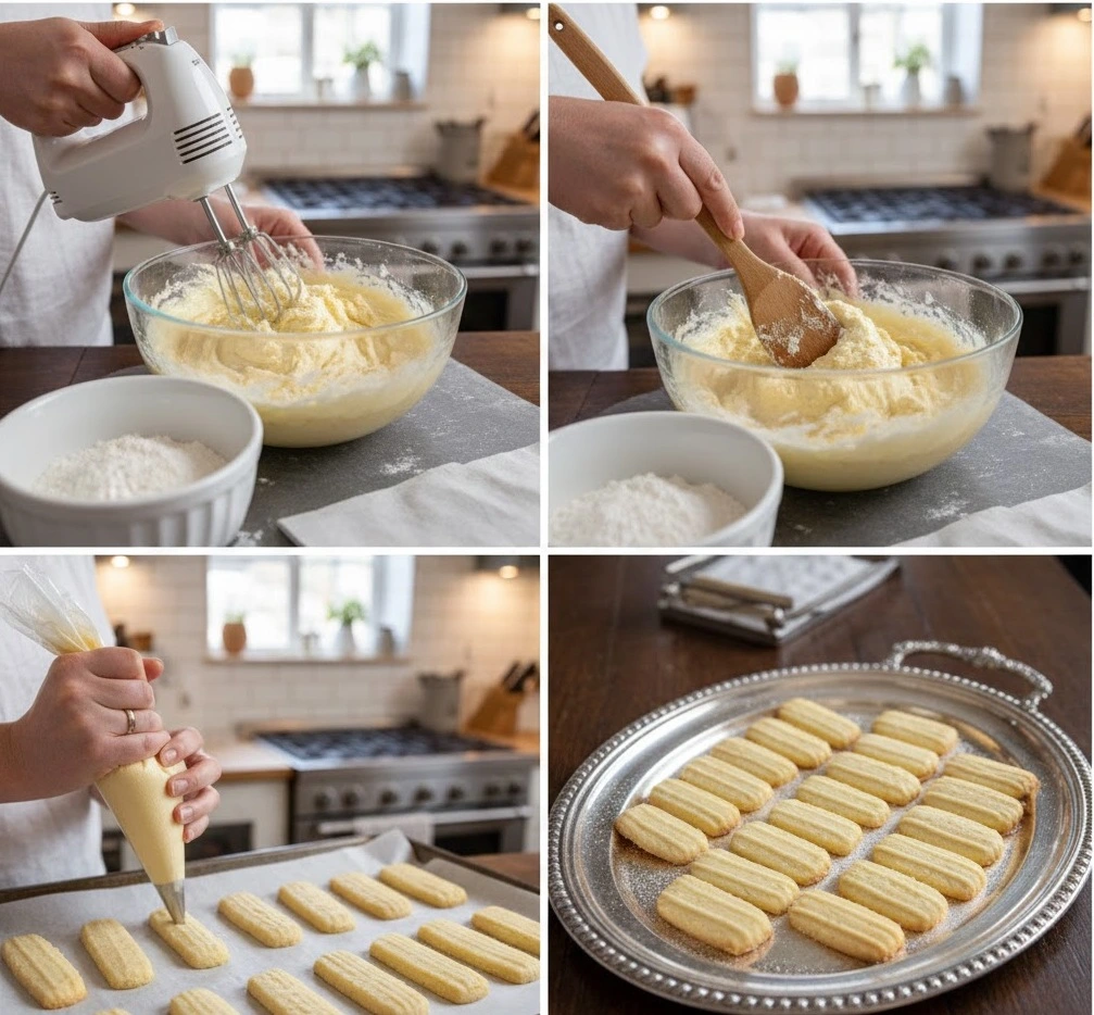 بسكويت الزبدة الذهبي (Golden Butter Biscuits) بالنشا وبدون بيض