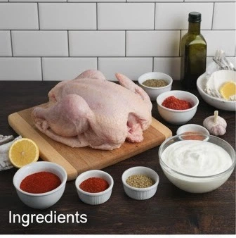 دجاج مشوى فى الفرن على الطريقة التركية 