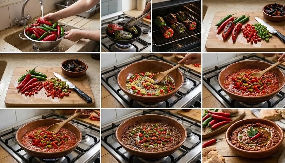 طريقة عمل الشطيطة الجزائرية الحارة بالثوم والصلصة الحمراء الأصيلة 