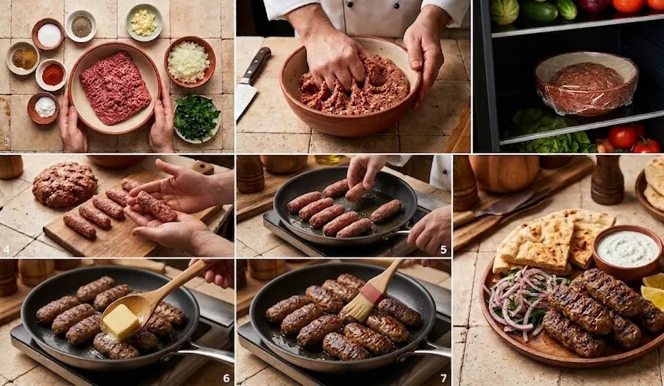 أسرار طريقة عمل الكفتة التركية المشوية في الطاسة بمذاق المطاعم الأصلي