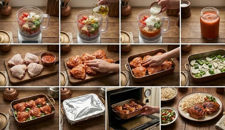  سر طريقة عمل أفخاذ دجاج في الفرن بجلد مقرمش ولحم ذائب مثل المطاعم