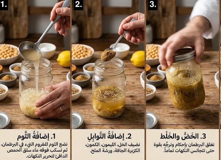 على البارد:طريقة عمل دقة الكشري المصري في البرطمان بنكهة نفاذة وقوية تنافس المحلات