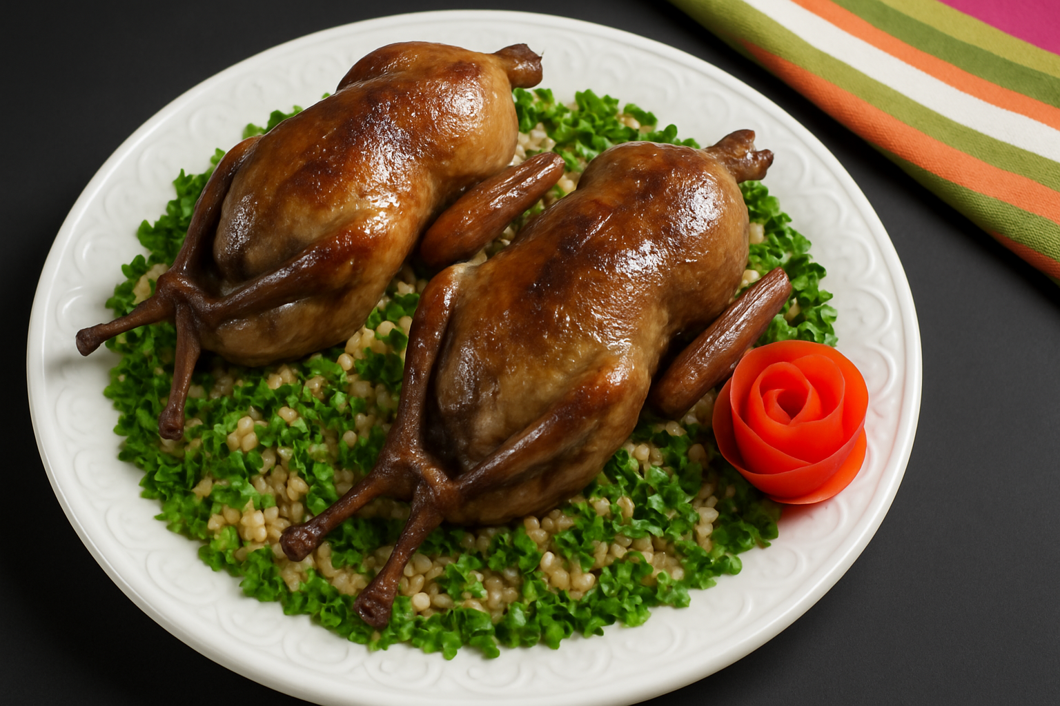 حمام محشى فريك