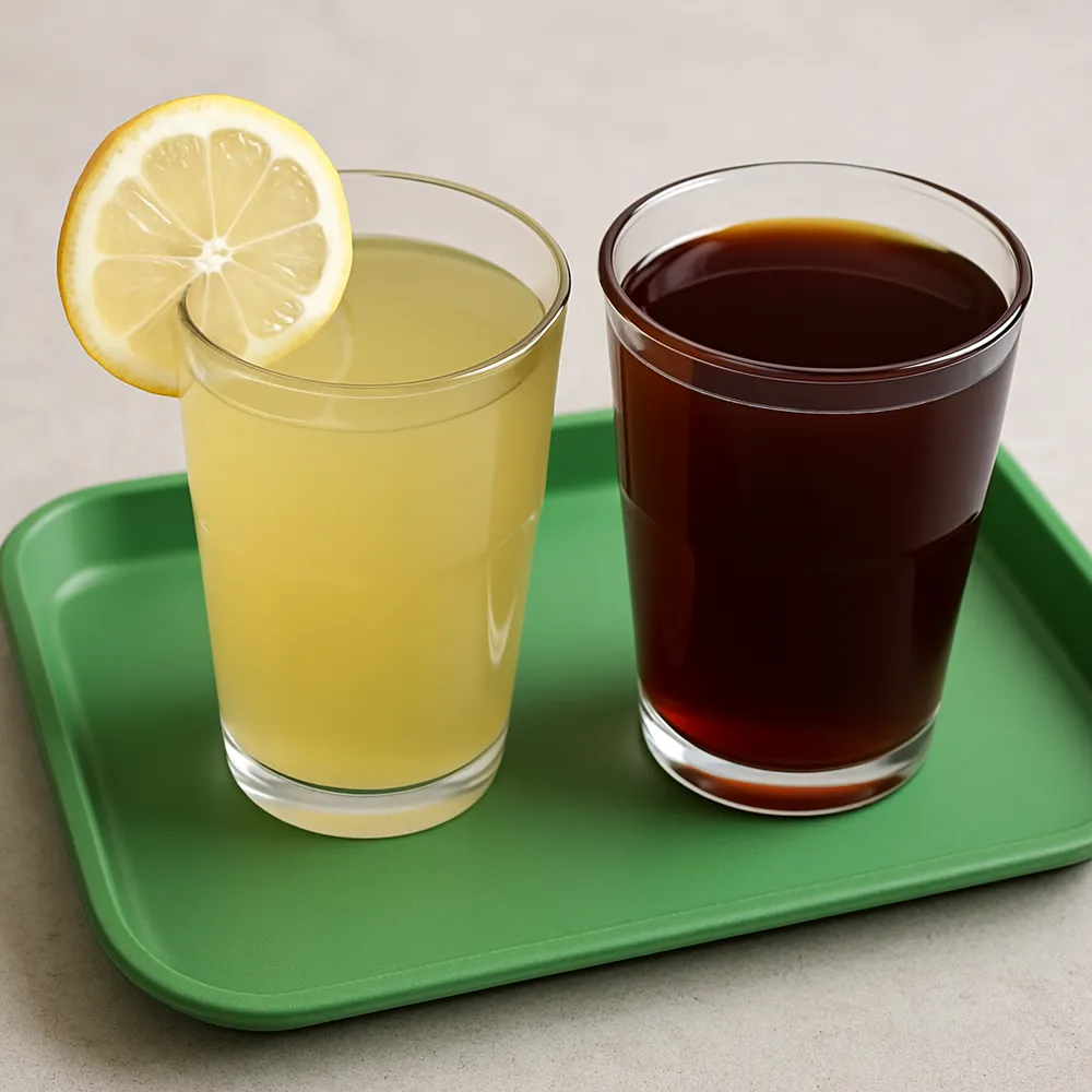 عصير ليمون بالعسل الاسود