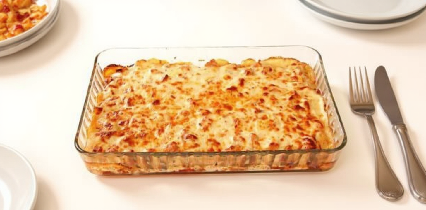 بطاطس بالبشاميل 