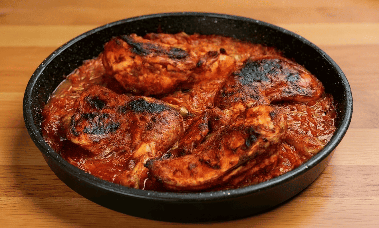 دجاج بالطماطم والزبادى