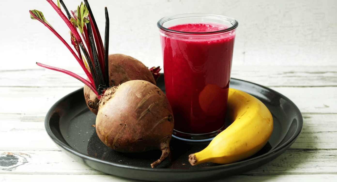 عصير البنجر والموز