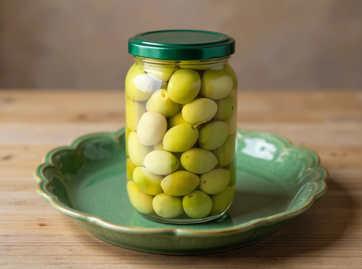 تخليل الزيتون الأخضر