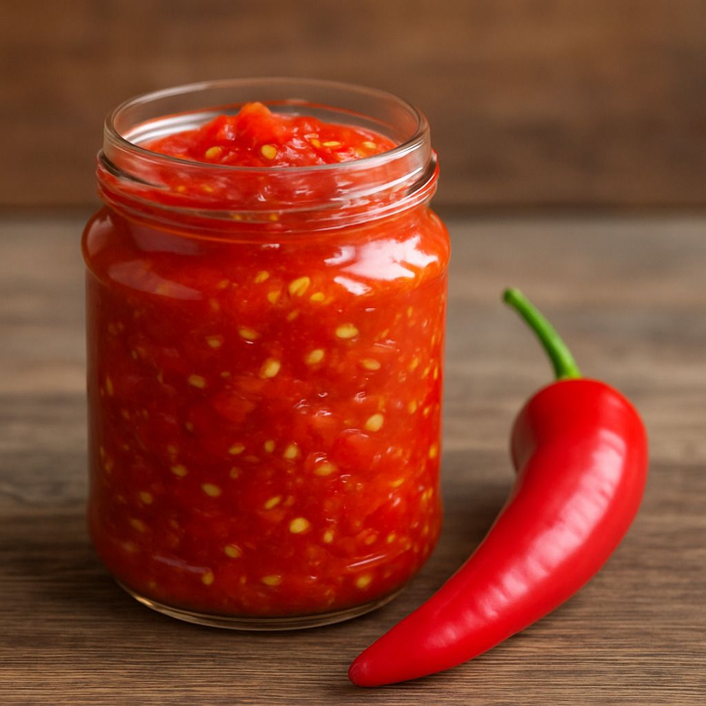 هريسة الشطة بدون استخدام صلصة الطماطم