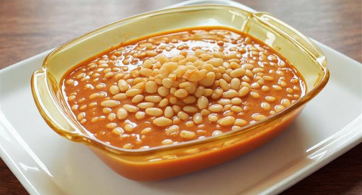 الفاصوليا البيضا بالصلصة