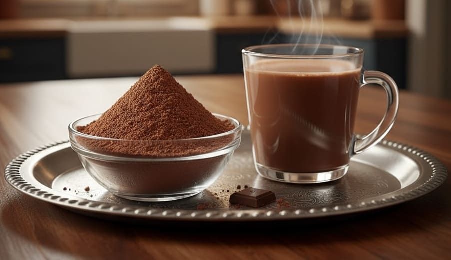 (مكونات ) مسحوق هوت شوكليت( بودر) 